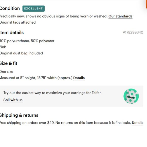 Telfar Large Bubblegum Pink Shopping Bag - Tote (Vegan Leather) - Picture 3 of 9